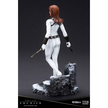 Kotobukiya Marvel Universe - Black Widow White Costume Limited Edition - ARTFX Premier 1/10