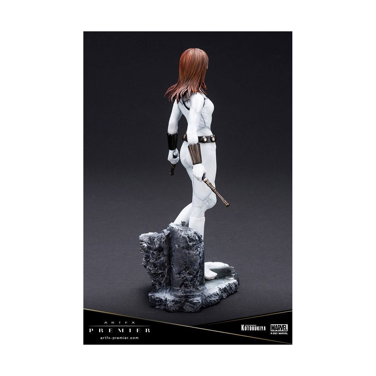 Kotobukiya Marvel Universe - Black Widow White Costume Limited Edition - ARTFX Premier 1/10