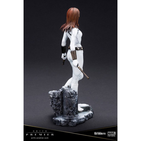 Kotobukiya Marvel Universe - Black Widow White Costume Limited Edition - ARTFX Premier 1/10