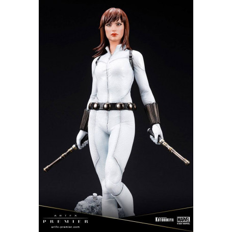 Kotobukiya Marvel Universe - Black Widow White Costume Limited Edition - ARTFX Premier 1/10
