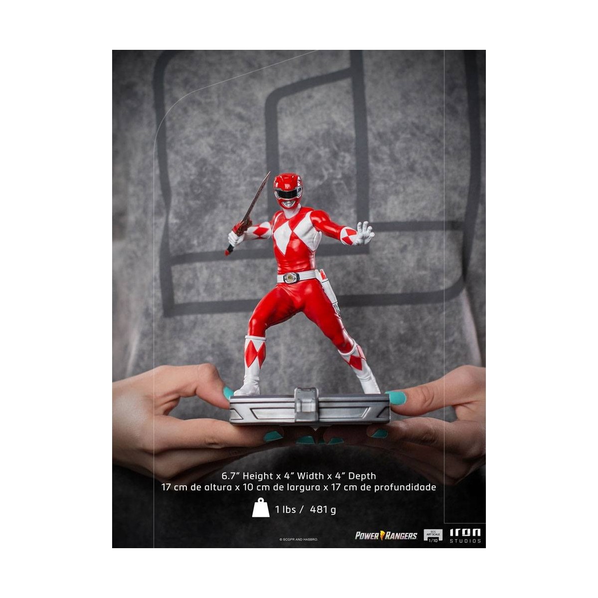 Iron Studios - Red Ranger - Power Rangers BDSArt Scale 1/10