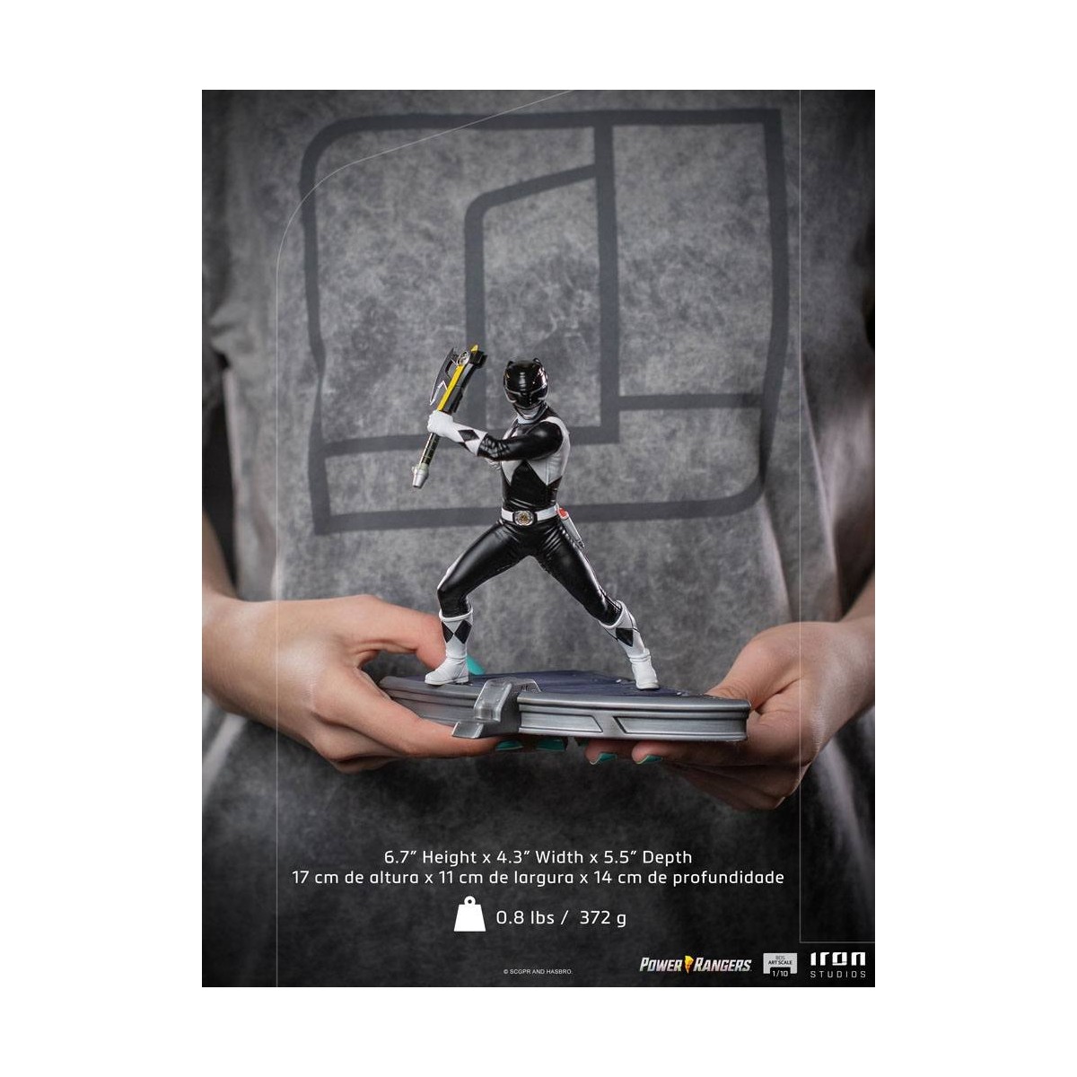 Iron Studios - Black Ranger - Power Rangers BDSArt Scale 1/10