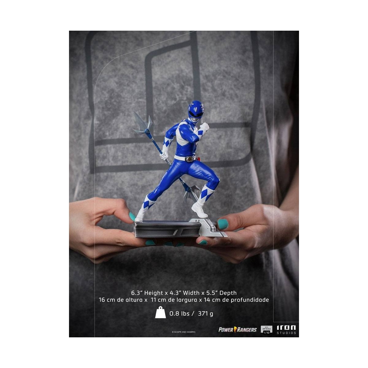 Iron Studios - Blue Ranger - Power Rangers BDSArt Scale 1/10
