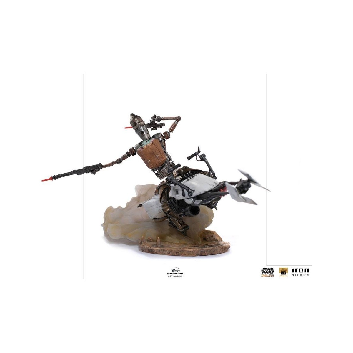 IRON STUDIOS - The Mandalorian - IG-11 and Grogu BDS Art Scale 1/10 - Star Wars