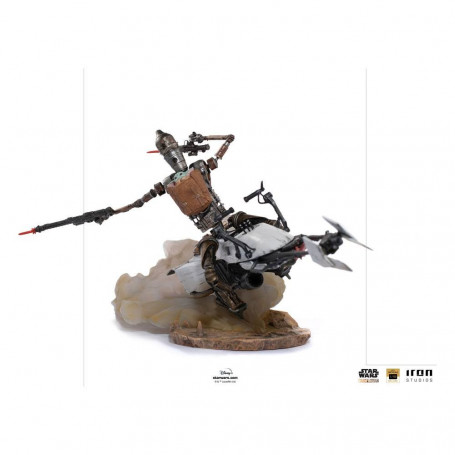 IRON STUDIOS - The Mandalorian - IG-11 and Grogu BDS Art Scale 1/10 - Star Wars