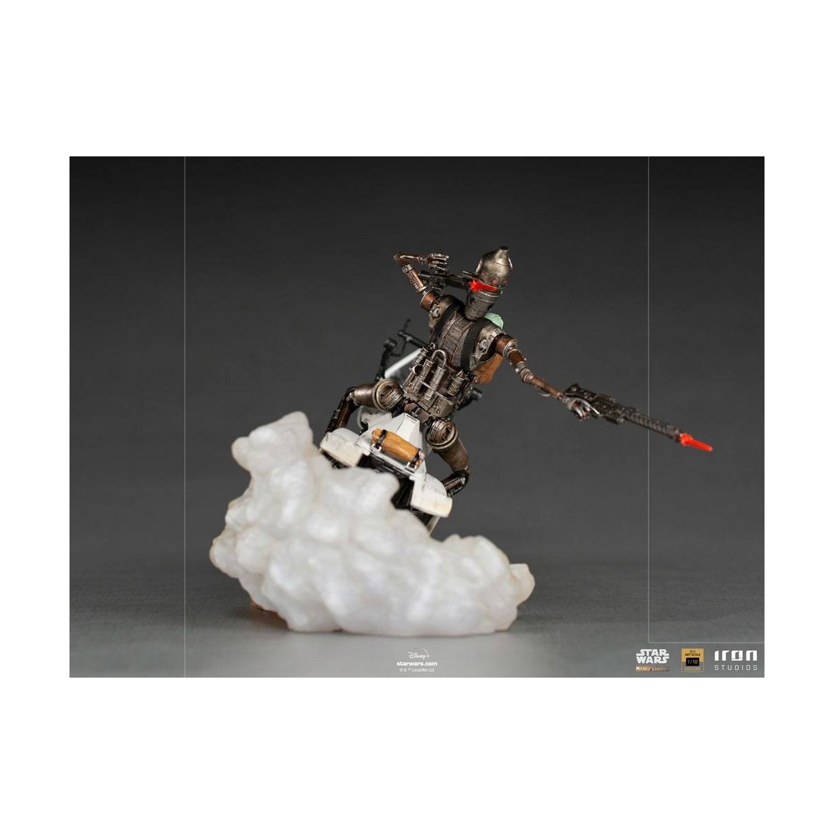 IRON STUDIOS - The Mandalorian - IG-11 and Grogu BDS Art Scale 1/10 - Star Wars