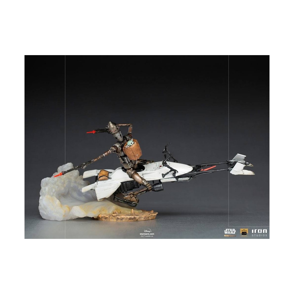 IRON STUDIOS - The Mandalorian - IG-11 and Grogu BDS Art Scale 1/10 - Star Wars