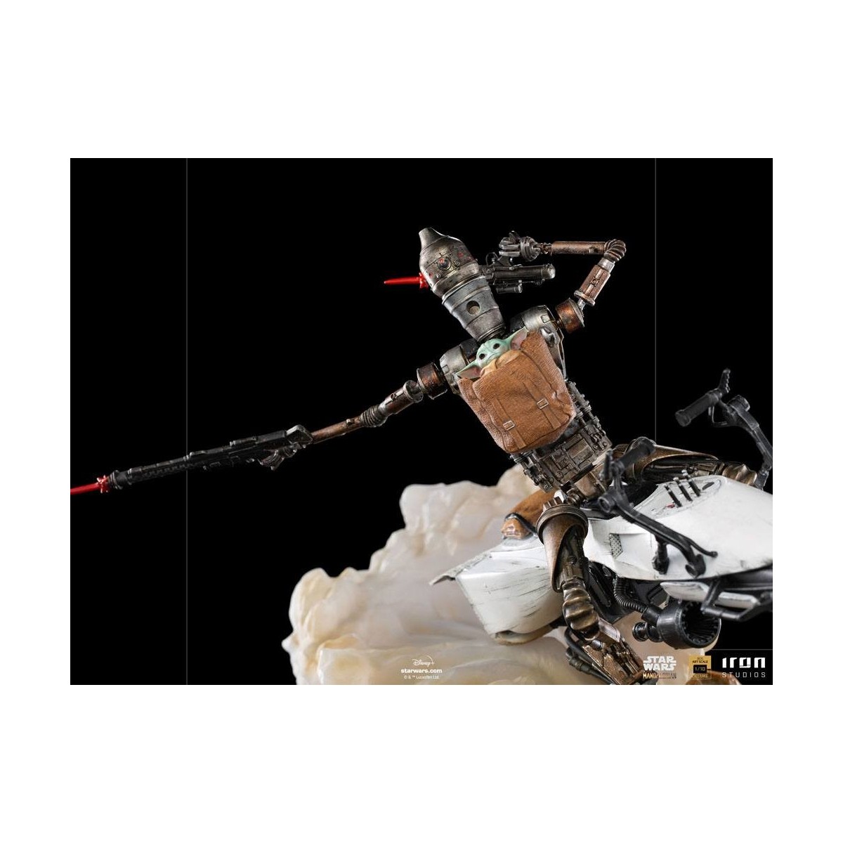 IRON STUDIOS - The Mandalorian - IG-11 and Grogu BDS Art Scale 1/10 - Star Wars