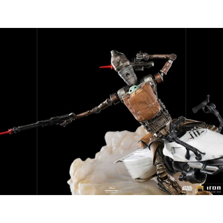 IRON STUDIOS - The Mandalorian - IG-11 and Grogu BDS Art Scale 1/10 - Star Wars