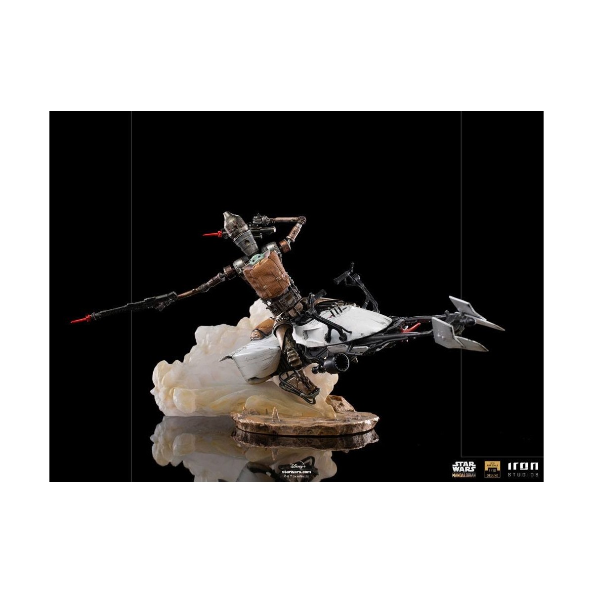 IRON STUDIOS - The Mandalorian - IG-11 and Grogu BDS Art Scale 1/10 - Star Wars