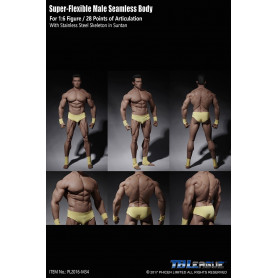 Phicen - TBLeague 1/6th Scale Super-Flexible Male Seamless Body - Very Tanned Body