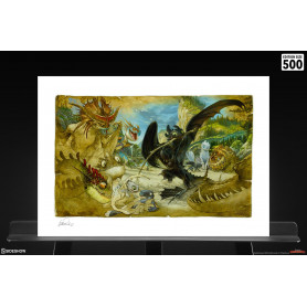 How to Train Your Dragon: How to Draw Your Dragon - Art Print by Heather Edwards - 46 x 61 cm - unframed