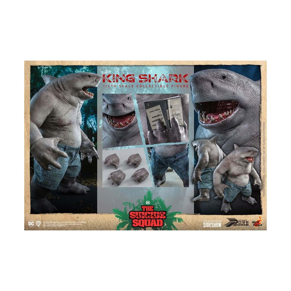Hot Toys - King Shark Power Pose 1/6 - Suicide Squad