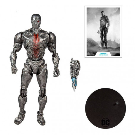 Mc Farlane DC Comics - Cyborg Helmet Version Justice League The Snyder Cut 1/12