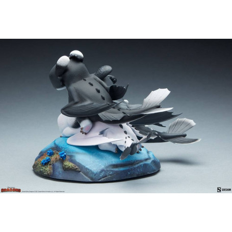 Sideshow Dragons 3 Arrow, Pirouette and Vifagile statuette - The Hidden World