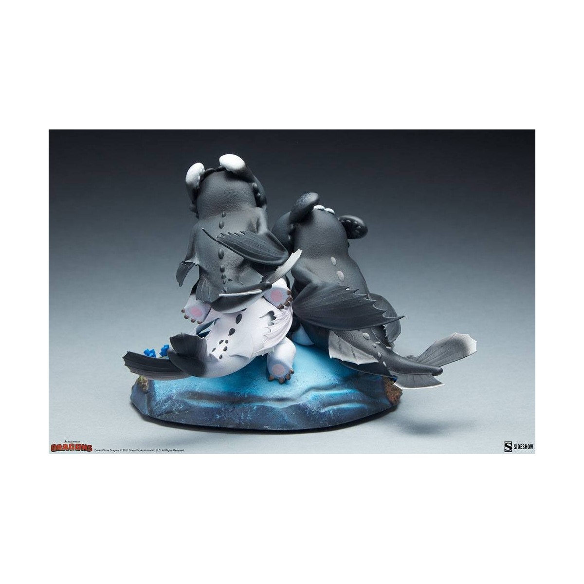Sideshow Dragons 3 Arrow, Pirouette and Vifagile statuette - The Hidden World