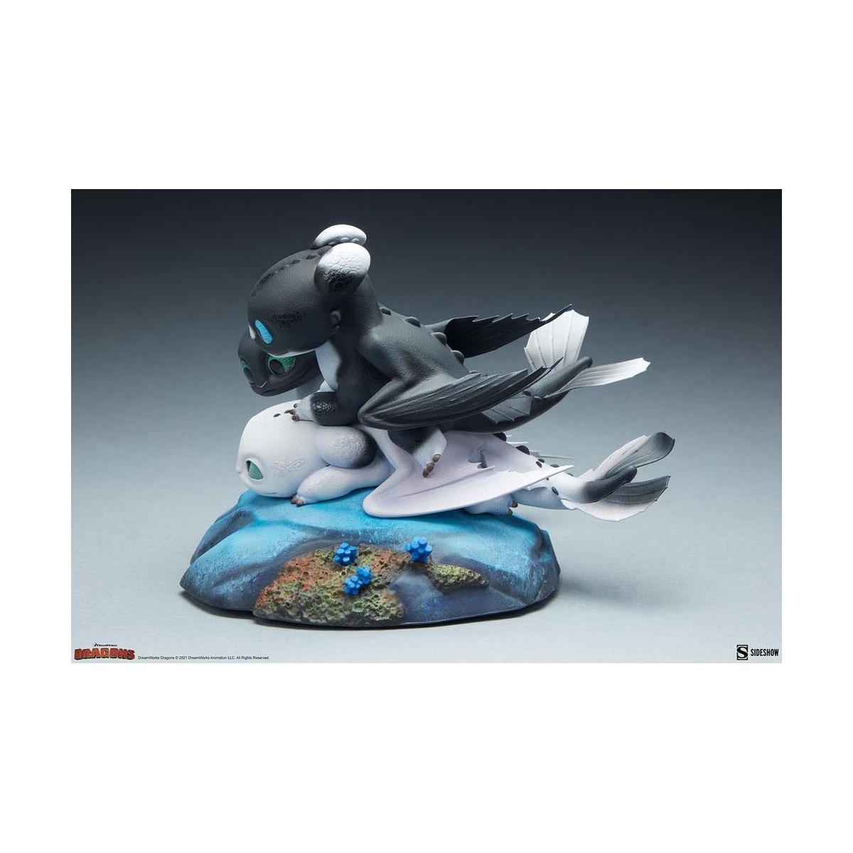 Sideshow Dragons 3 Arrow, Pirouette and Vifagile statuette - The Hidden World