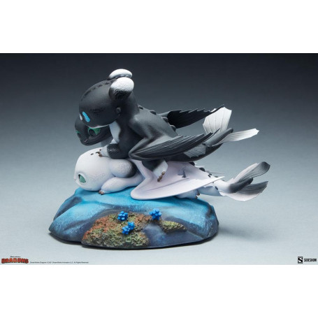Sideshow Dragons 3 Arrow, Pirouette and Vifagile statuette - The Hidden World