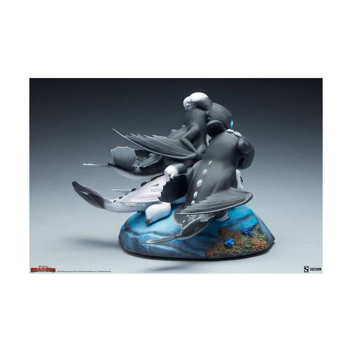 Sideshow Dragons 3 Arrow, Pirouette and Vifagile statuette - The Hidden World