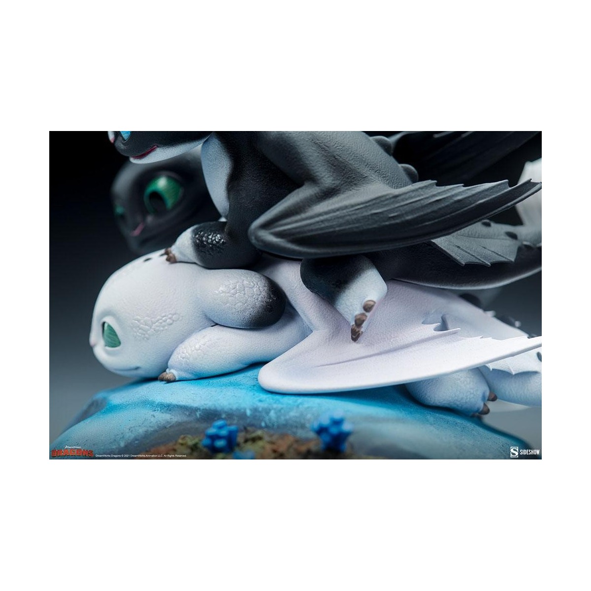 Sideshow Dragons 3 Arrow, Pirouette and Vifagile statuette - The Hidden World