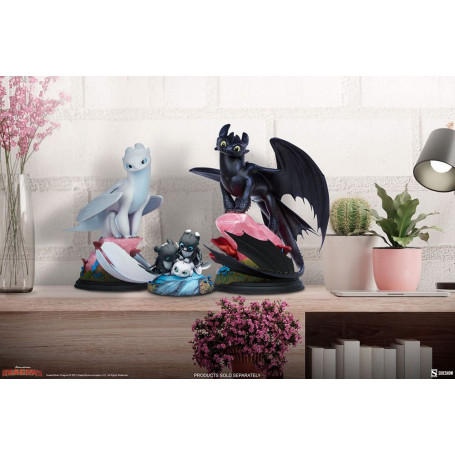Sideshow Dragons 3 Arrow, Pirouette and Vifagile statuette - The Hidden World