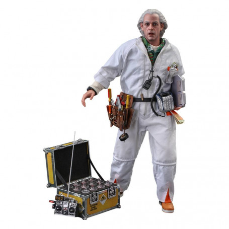Hot Toys Back to the Future Doc Brown Deluxe Figure 1/6