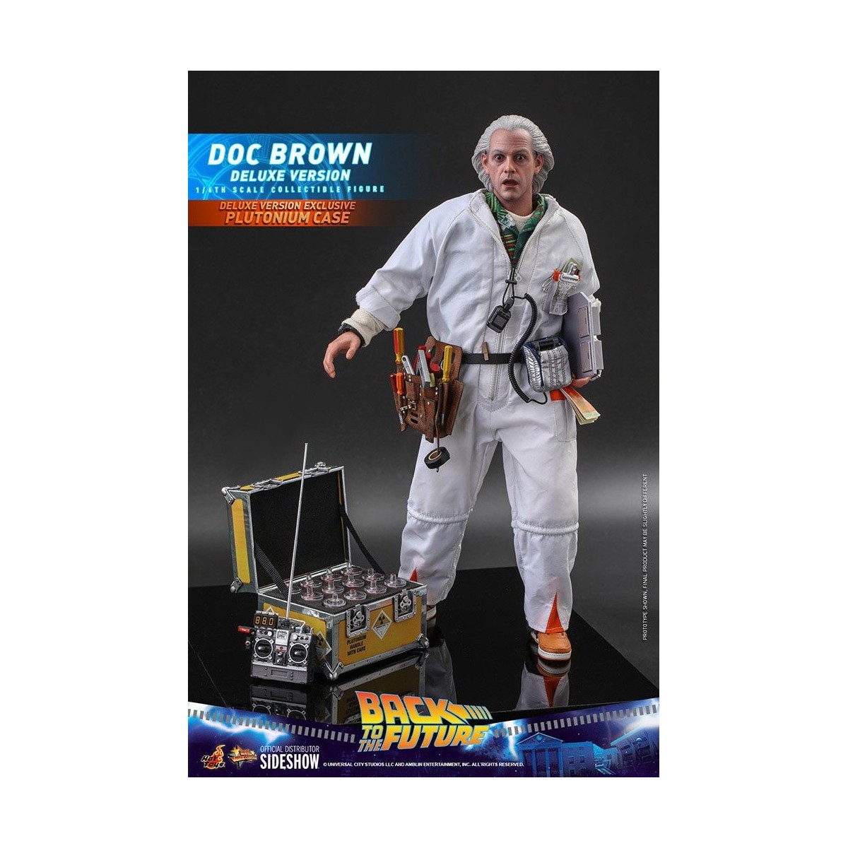 Hot Toys Back to the Future Doc Brown Deluxe Figure 1/6