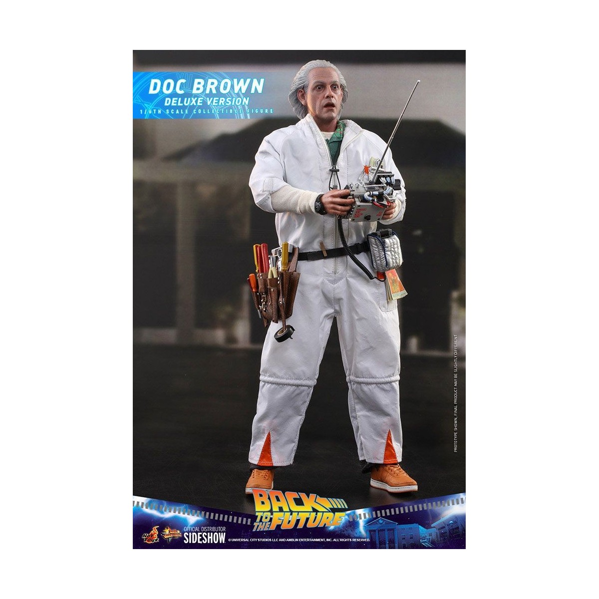 Hot Toys Back to the Future Doc Brown Deluxe Figure 1/6