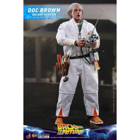 Hot Toys Back to the Future Doc Brown Deluxe Figure 1/6