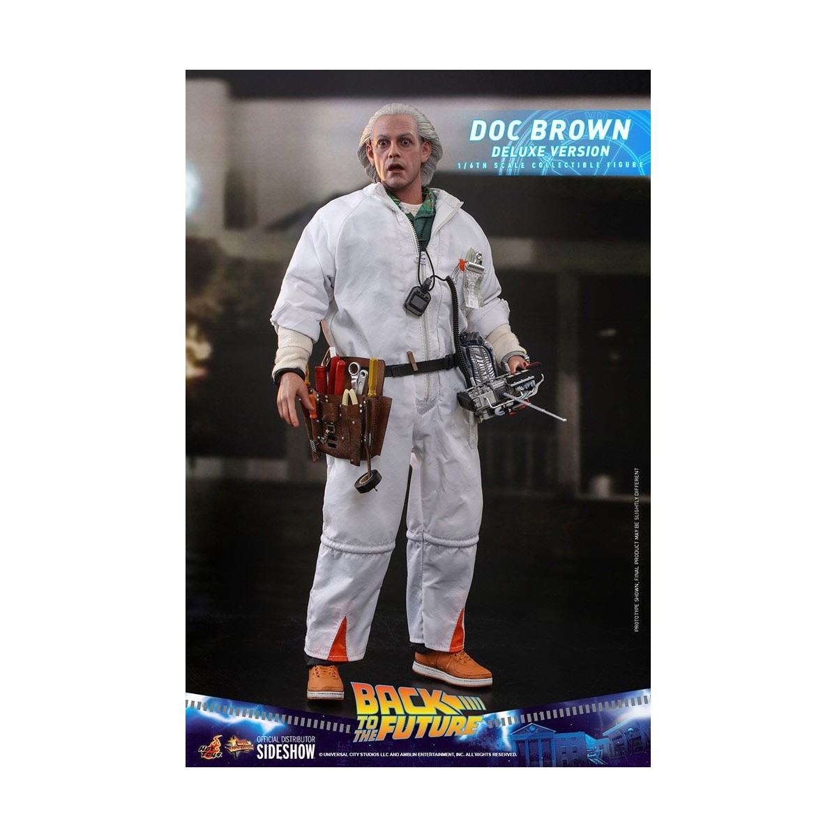 Hot Toys Back to the Future Doc Brown Deluxe Figure 1/6