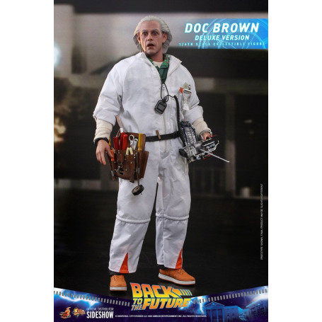 Hot Toys Back to the Future Doc Brown Deluxe Figure 1/6