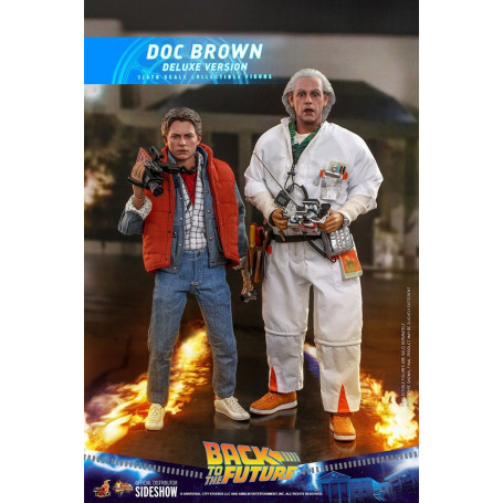 Hot Toys Back to the Future Doc Brown Deluxe Figure 1/6