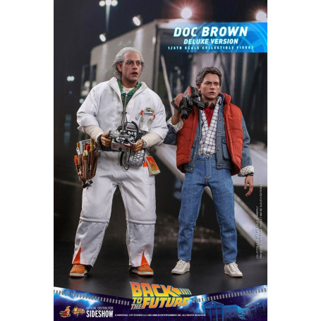 Hot Toys Back to the Future Doc Brown Deluxe Figure 1/6