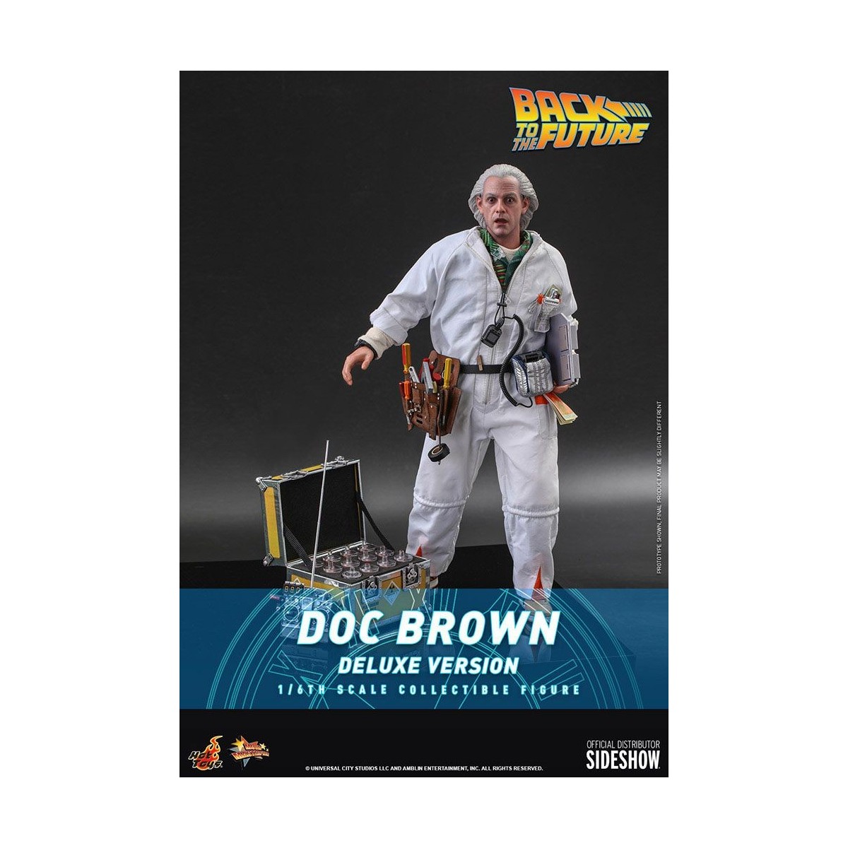 Hot Toys Back to the Future Doc Brown Deluxe Figure 1/6