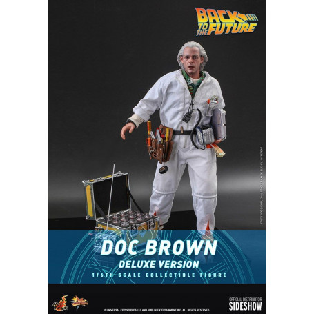 Hot Toys Back to the Future Doc Brown Deluxe Figure 1/6
