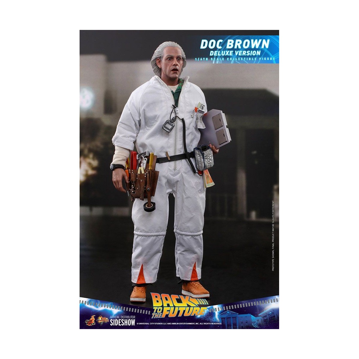 Hot Toys Back to the Future Doc Brown Deluxe Figure 1/6
