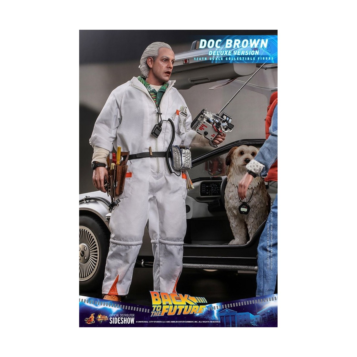 Hot Toys Back to the Future Doc Brown Deluxe Figure 1/6