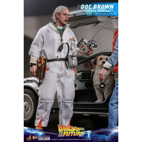Hot Toys Back to the Future Doc Brown Deluxe Figure 1/6