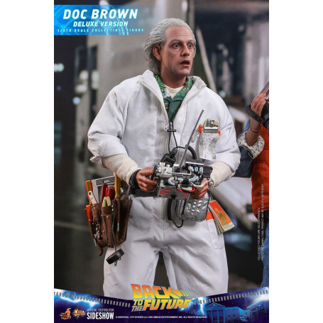 Hot Toys Back to the Future Doc Brown Deluxe Figure 1/6