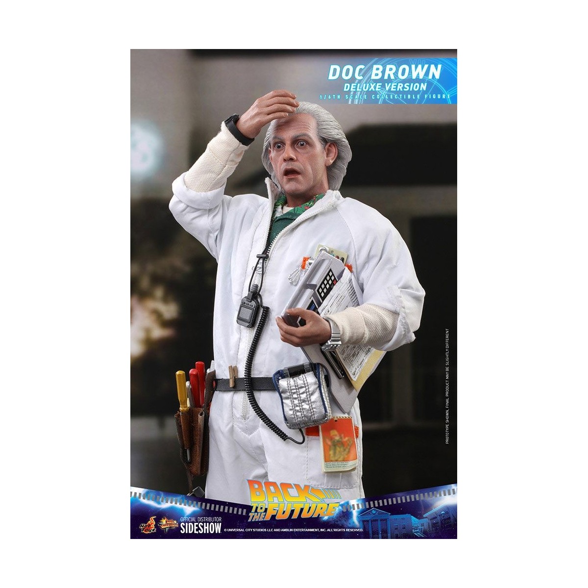 Hot Toys Back to the Future Doc Brown Deluxe Figure 1/6