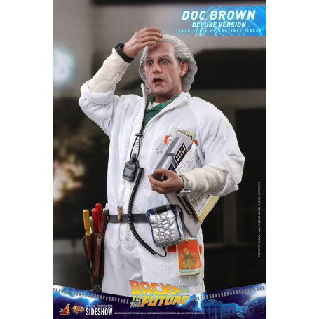 Hot Toys Back to the Future Doc Brown Deluxe Figure 1/6