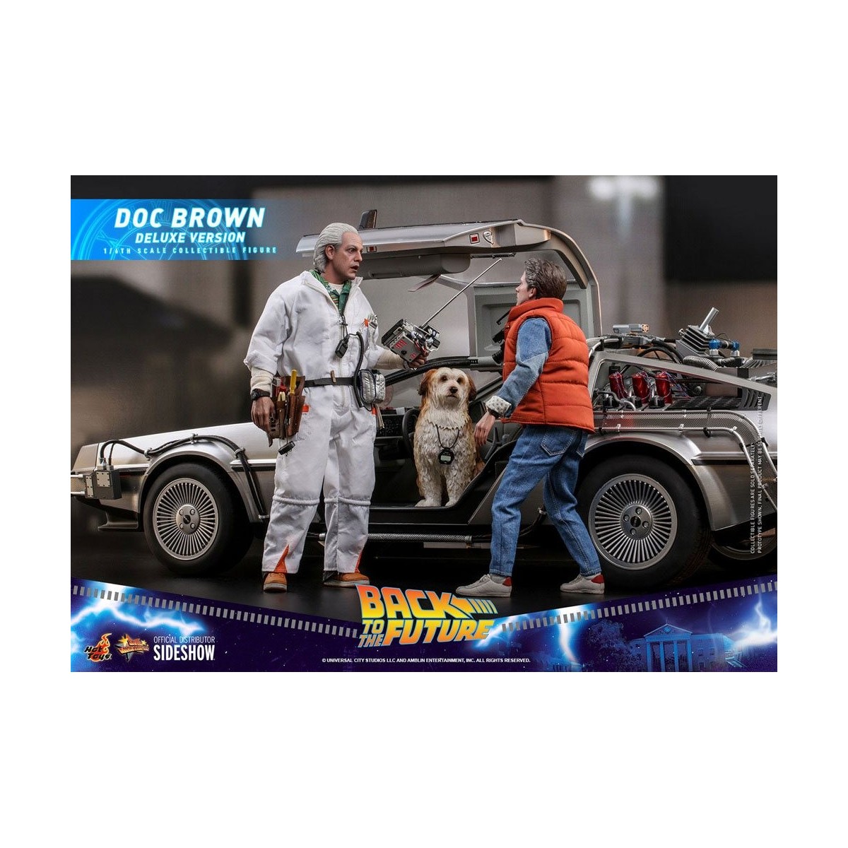 Hot Toys Back to the Future Doc Brown Deluxe Figure 1/6