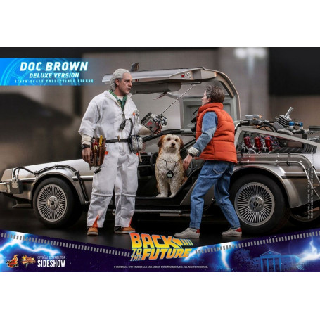 Hot Toys Back to the Future Doc Brown Deluxe Figure 1/6