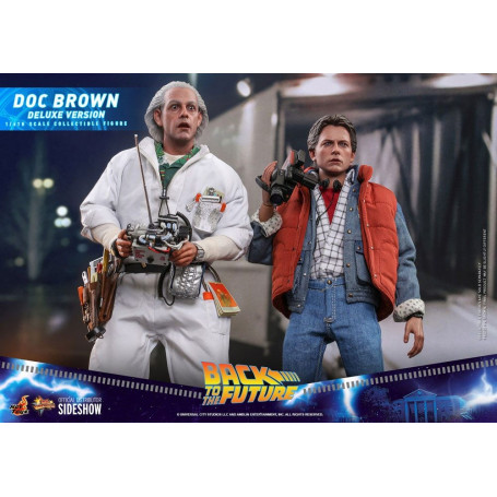 Hot Toys Back to the Future Doc Brown Deluxe Figure 1/6