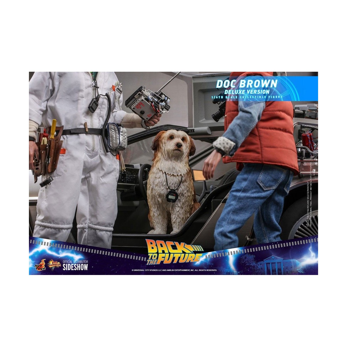Hot Toys Back to the Future Doc Brown Deluxe Figure 1/6
