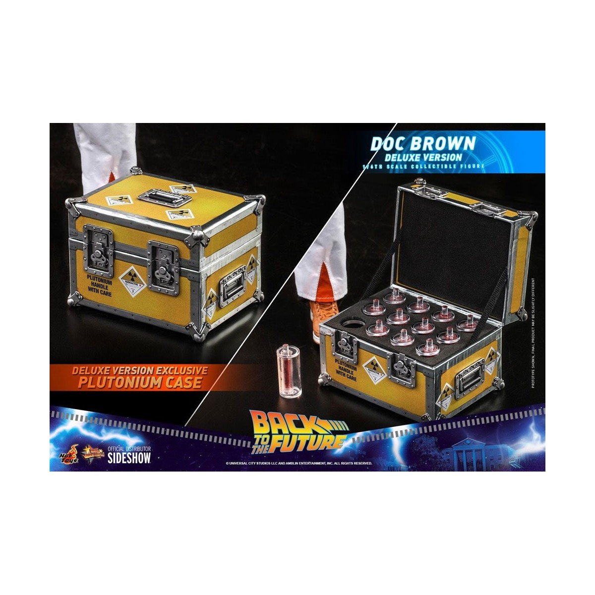 Hot Toys Back to the Future Doc Brown Deluxe Figure 1/6
