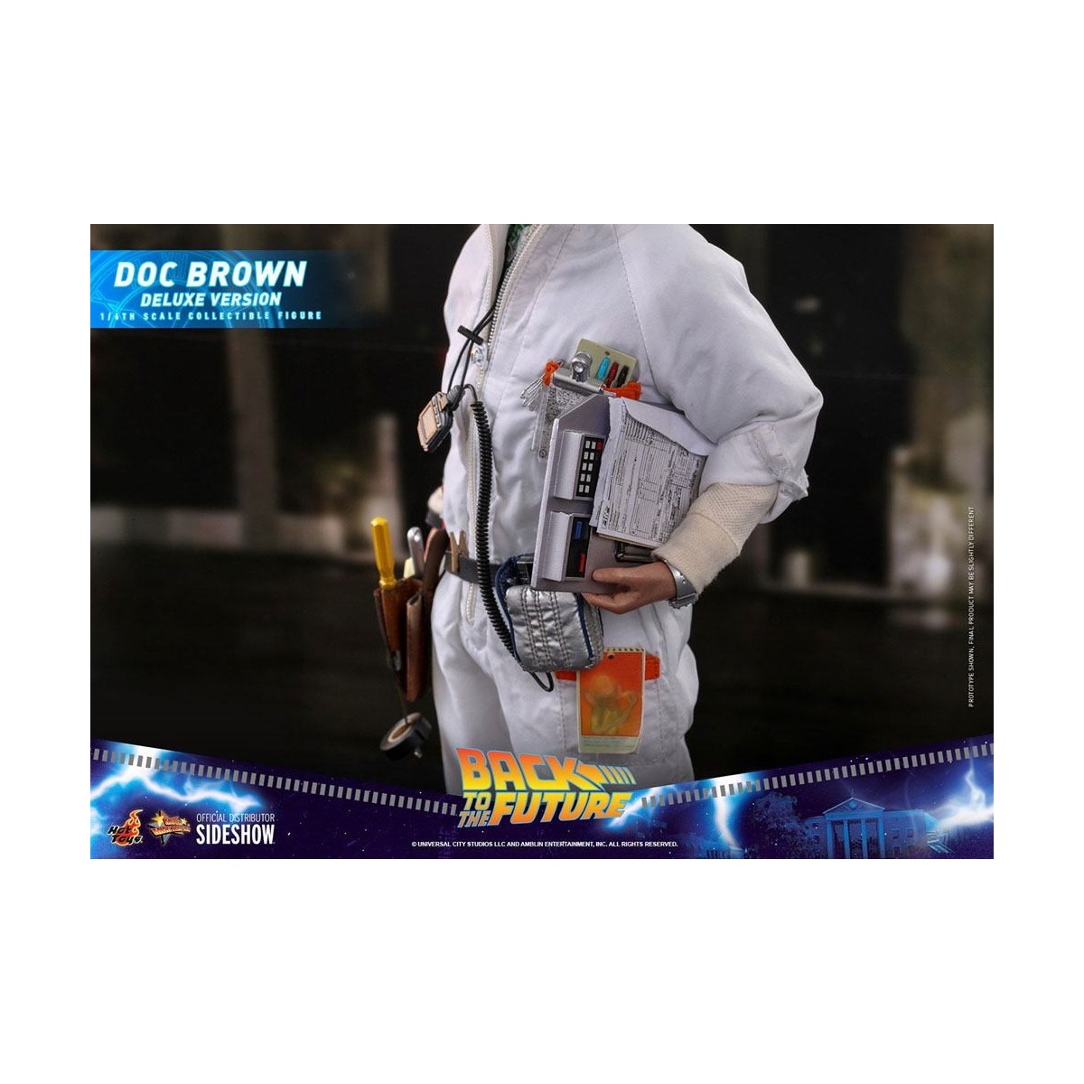 Hot Toys Back to the Future Doc Brown Deluxe Figure 1/6
