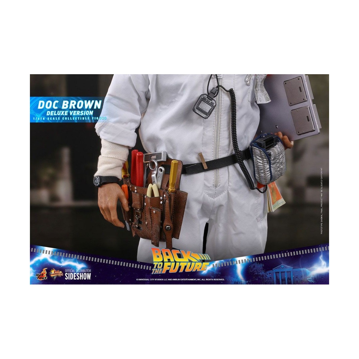 Hot Toys Back to the Future Doc Brown Deluxe Figure 1/6