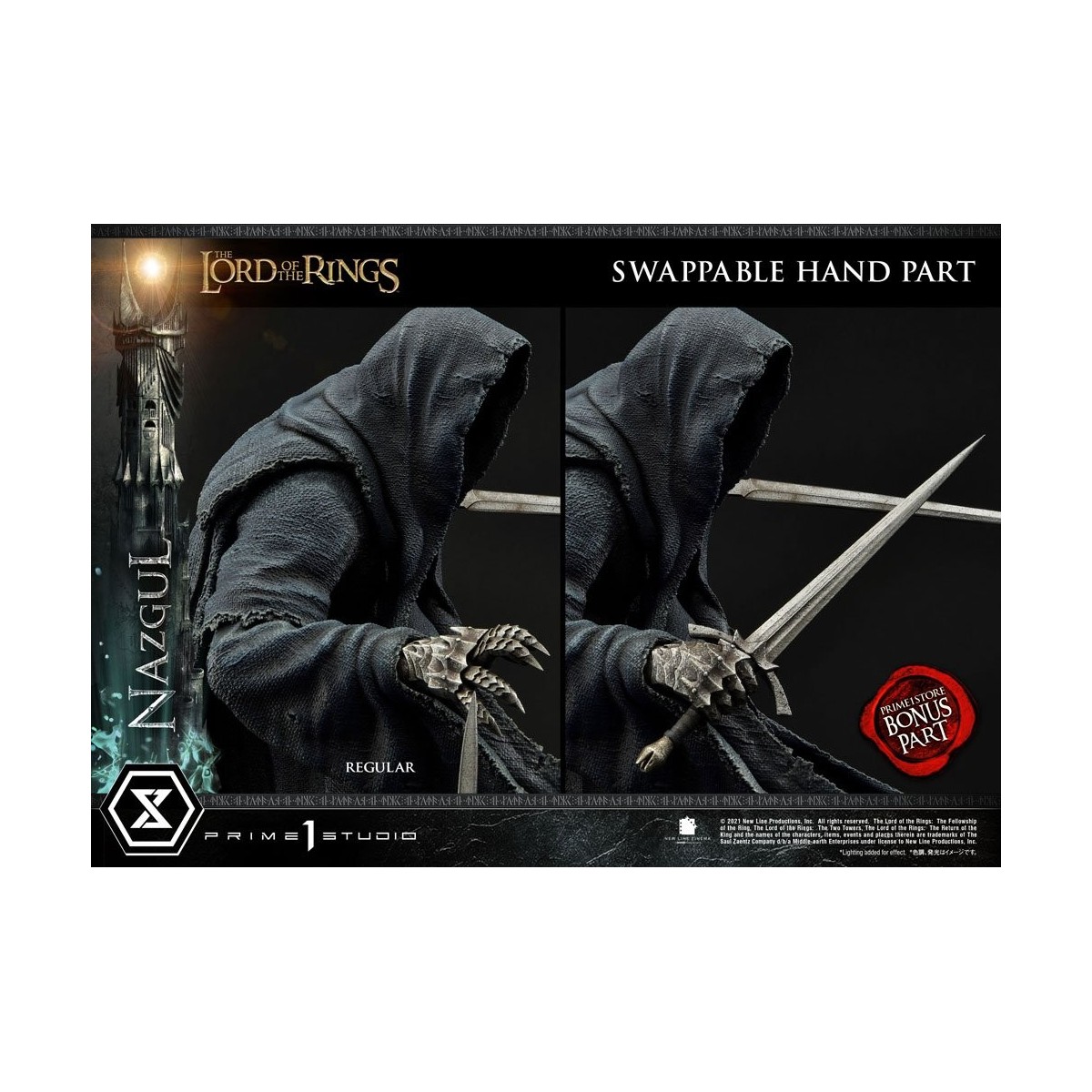 Prime 1 Studio - Nazgul Bonus Version 1/4 - LOTR - The Lord of the Rings