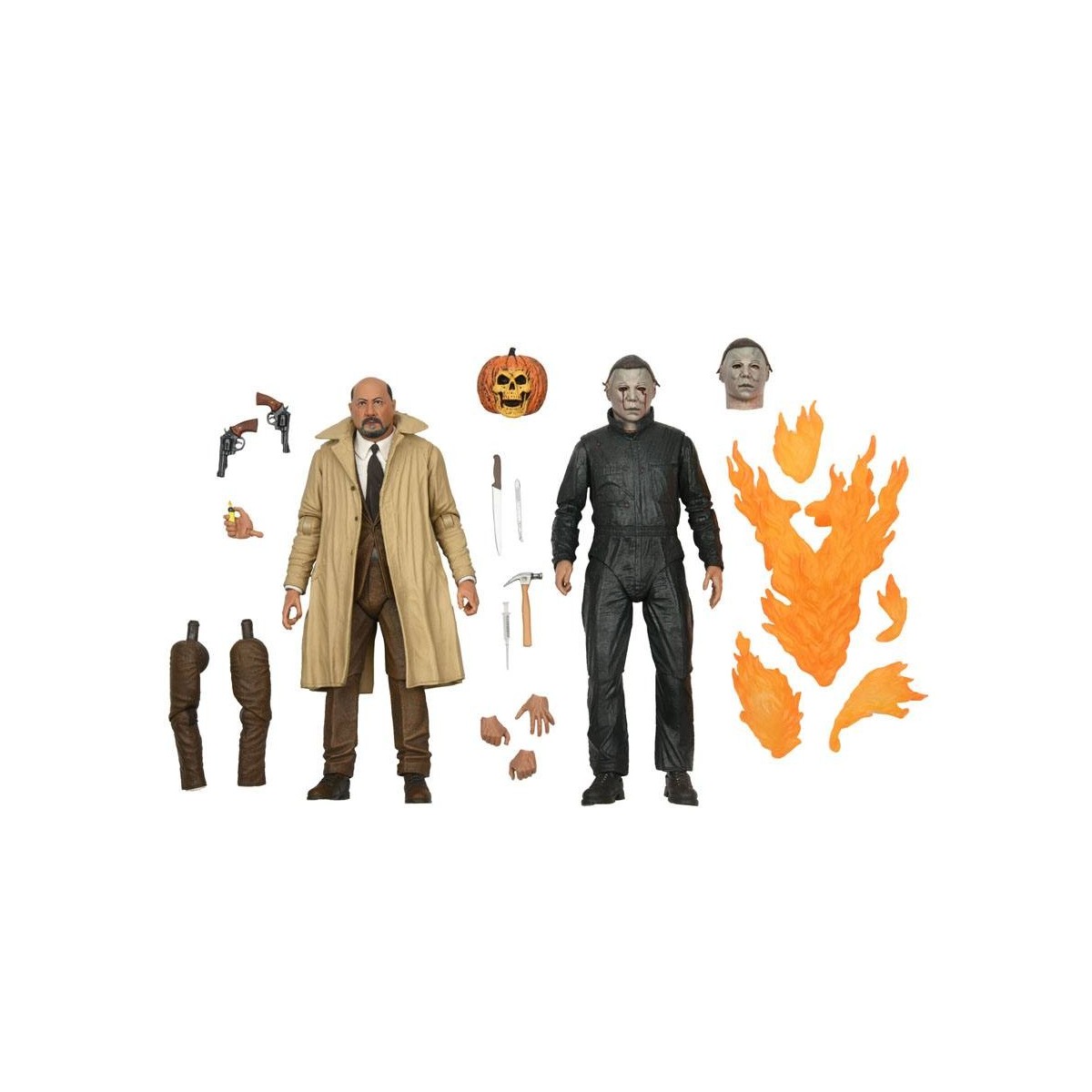 Neca Halloween 2 - Ultimate Michael Myers & Dr Loomis 2-pack